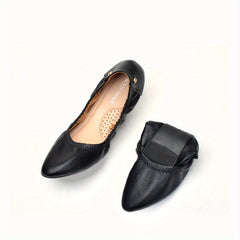 Women's Soft Sole Ballet Flats Foldable Pointed Toe Shoes