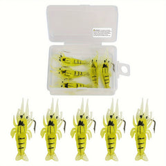 5pcs Fishing Lures Lifelike Swimbaits Bass Trout Crappie Saltwater Freshwater