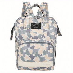 Cartoon Printed Backpack Mommy Bag Multifunction Diaper Bag