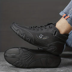 Men's Lace Up High Top Sneakers Boots