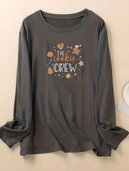 Christmas Casual Lounge Top Women's Plus