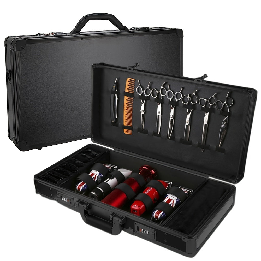 Salon Hair Cutting Kit Organizer with Password Lock