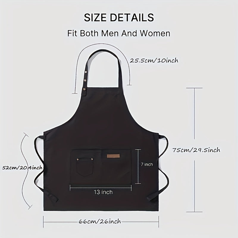 Hanging Neck Apron Tie Waist for Work Uniform