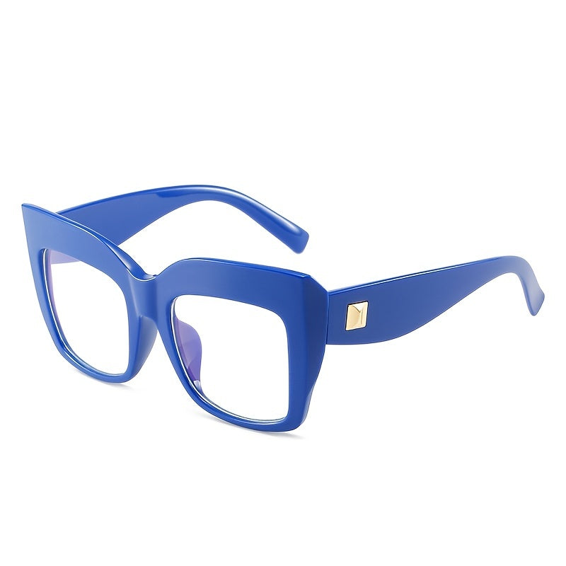 Leopard Cat Eye Glasses Clear Lens Women Eyewear