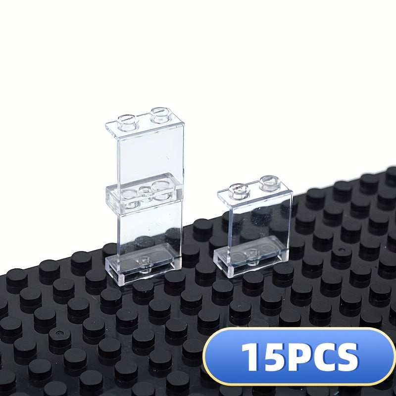 Transparent Building Blocks Set for Kids Play