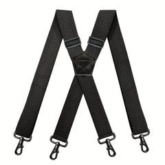 Heavy Duty Suspenders For Men Work Outdoor Motorbiking Skiing