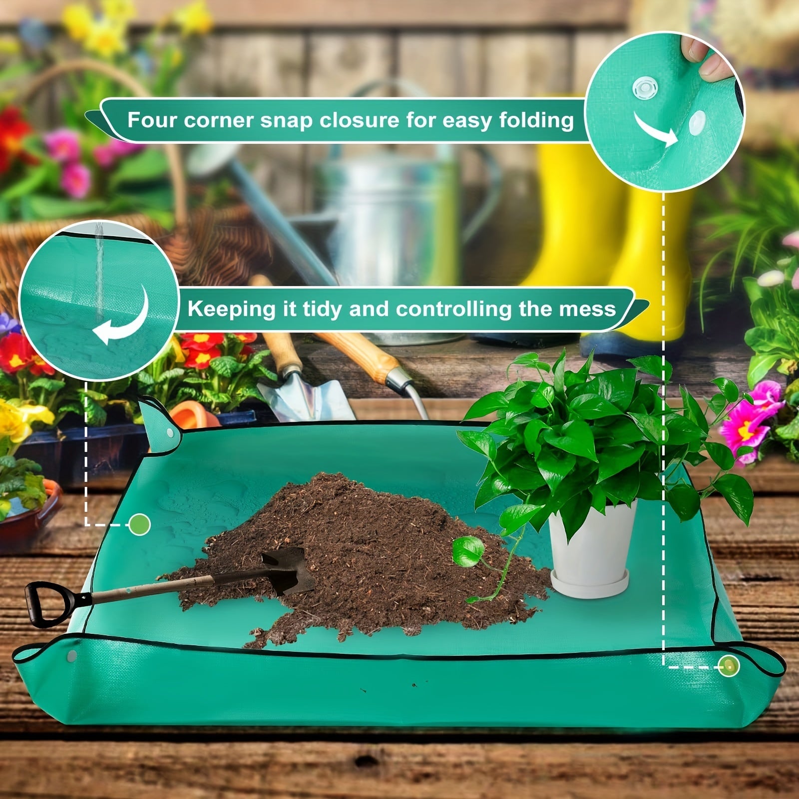Plant Repotting Mat Large Waterproof Gardening Mat