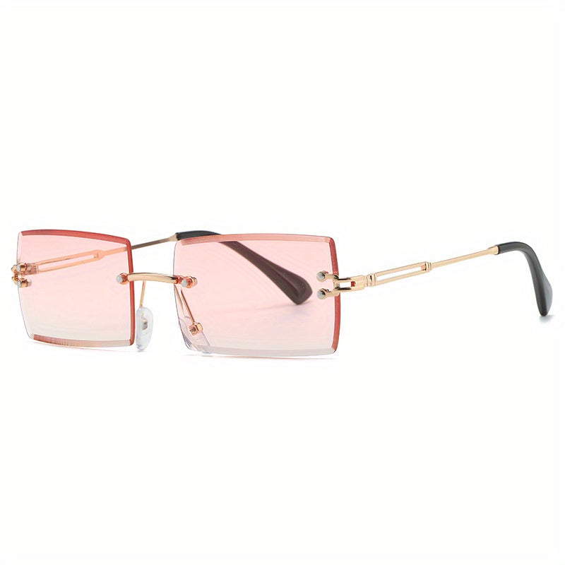 Rimless Sunglasses Gradient Glasses UV400