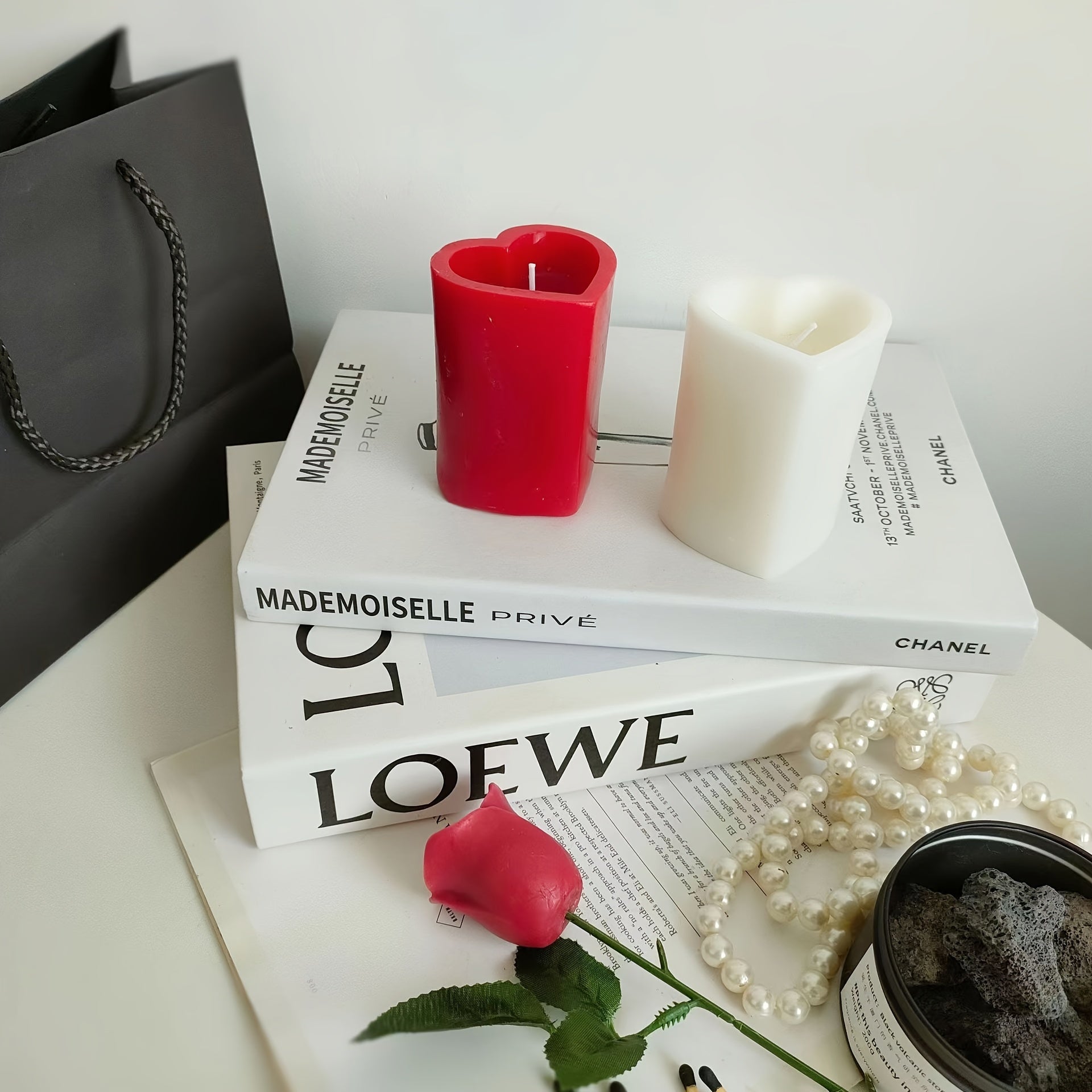 1PC Love Candle Outdoor Candle Home Lighting Candle Emergency Candle