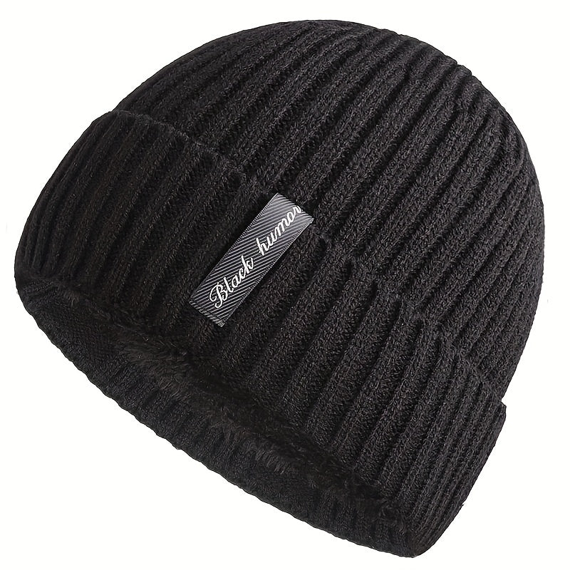 Beanies Velvet Knitted Warm Hat Ear Protection Hat Outdoor