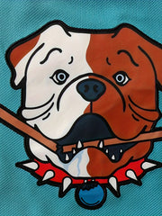 Men's Dog Pattern Long Sleeve Ice Hockey Jersey 69 Retro Classic Hockey Sweatshi