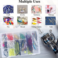24-36 Grid Plastic Storage Box Jewelry Bead Organizer
