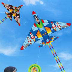 Large Airplane Kite 100m Line Beach Park Yard Creative Kite Outdoor