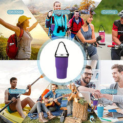 30oz Portable Water Bottle with Holders for Outdoor Travel Stay Hydrated