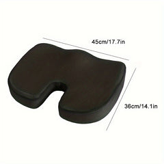Memory Foam Office Chair Cushion Non Slip Pain Relief Pad