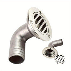 38mm Marine Boat Drain Scupper 316 Stainless Steel