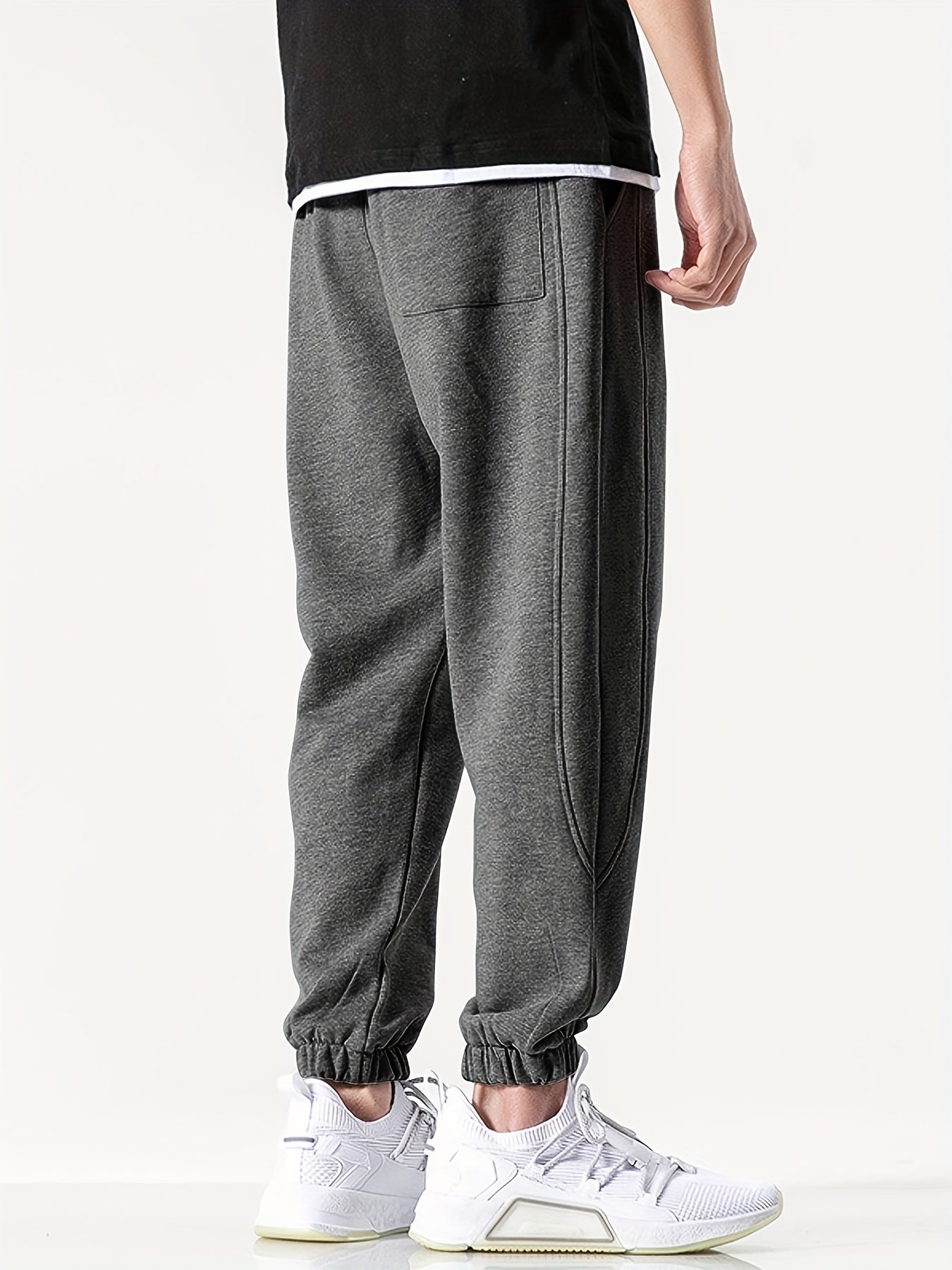 Men's Loose Fit Casual Pants Tapered Joggers Sweatpants