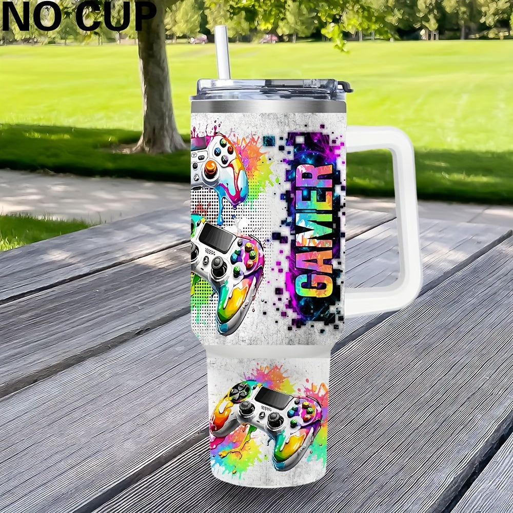 2pcs Gamer Gamepad Decorative Paper Packaging for 40oz Glass Cup Set