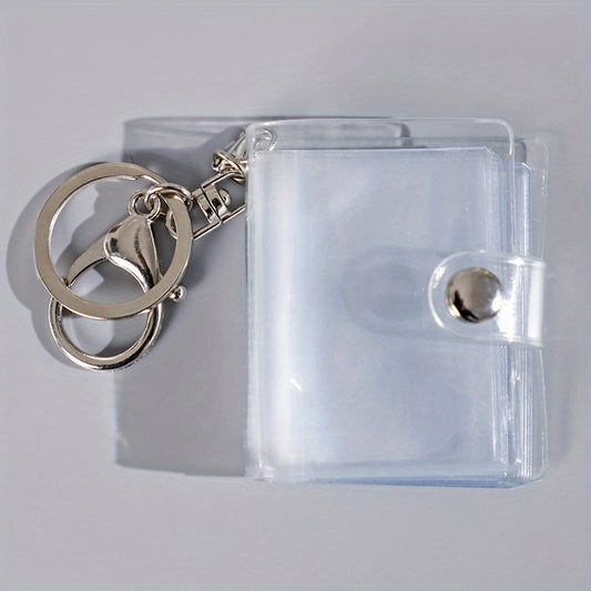 Men's Mini Photo Album Keychain 1 Inch 2 Inch Photo Storage Book