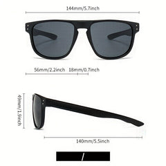 Men's Polarized Lens Sports Sunglasses with Case