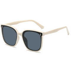 Square Frame Sunglasses For Women Men Mod Rivet Decor Outdoor Glasses UV400
