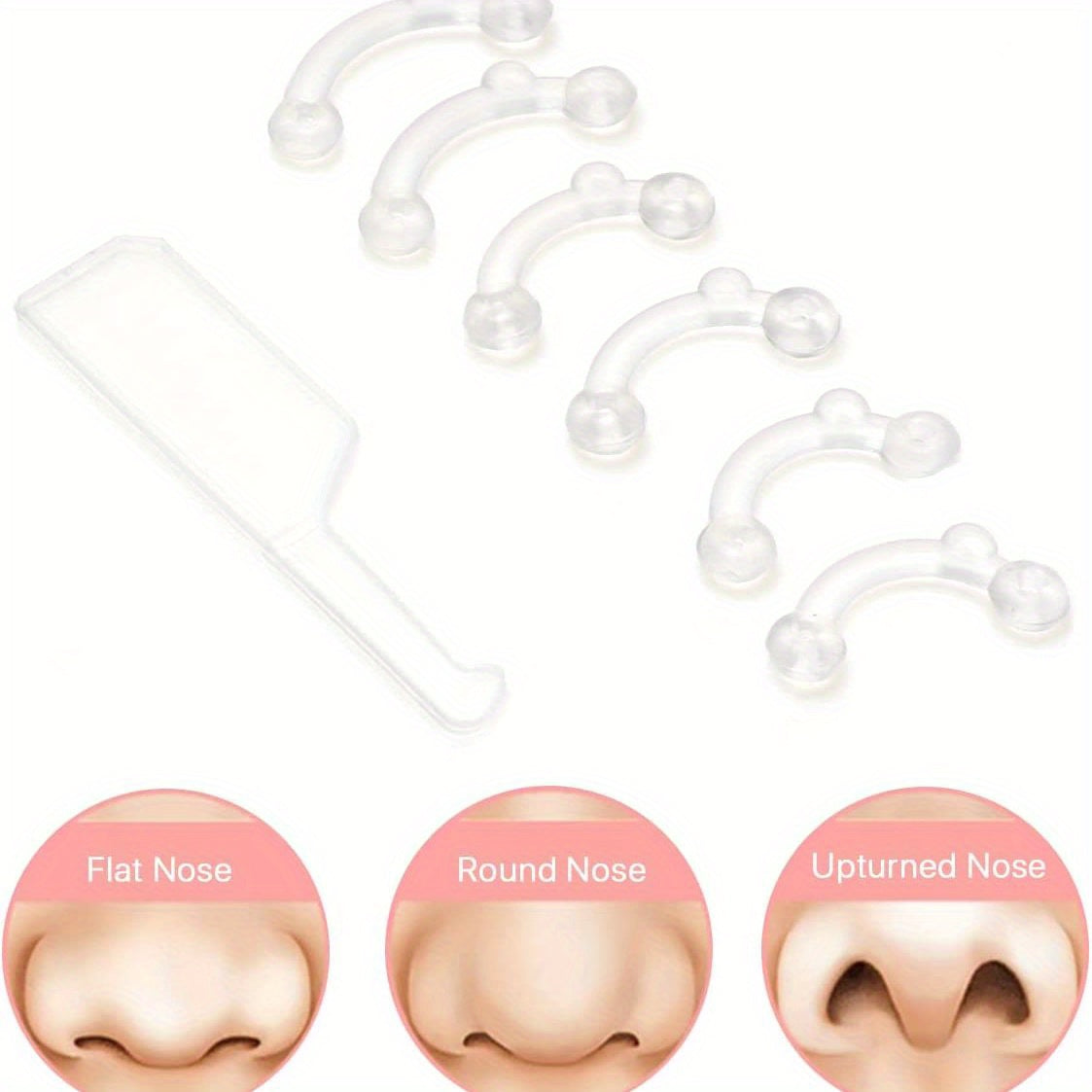 Nose Up Lifting Shaping Clip Beauty Tool Corrector Bridge No Pain 3 Pair