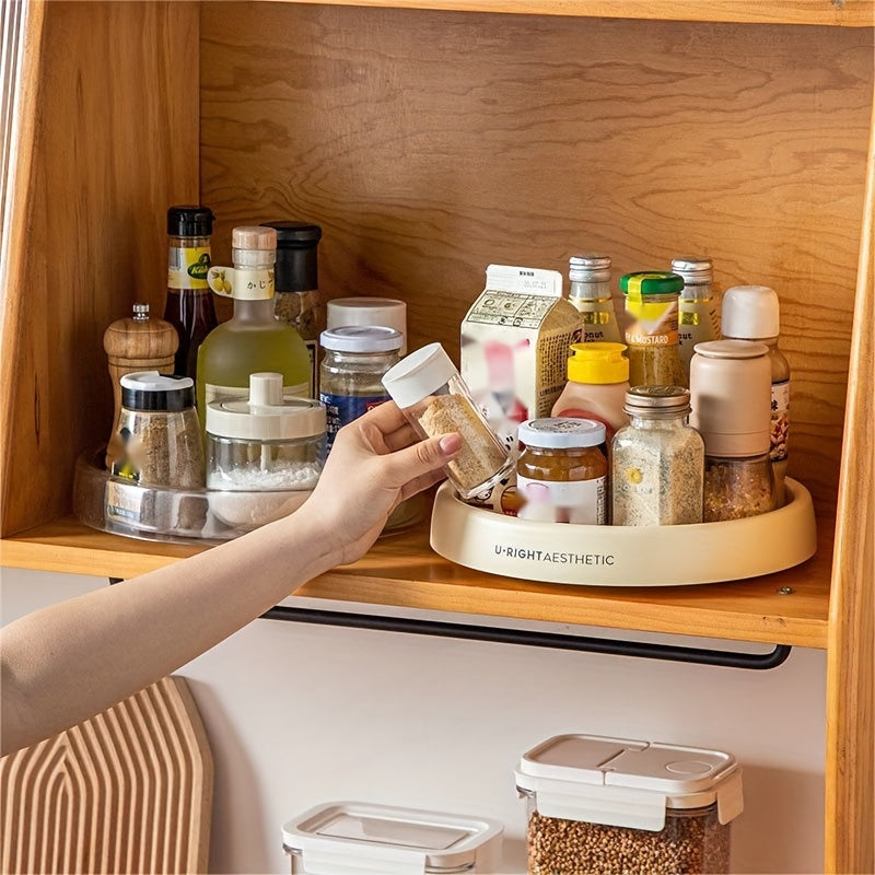 Rotating Storage Rack Kitchen Bedroom Household Seasoning Storage Shelf
