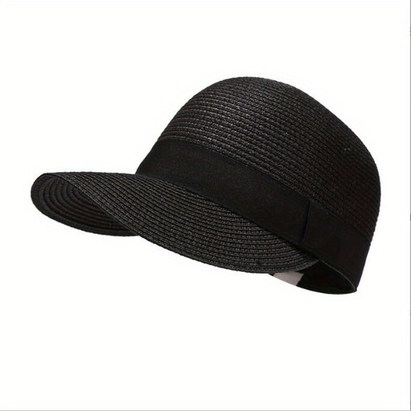 Straw Cap Equestrian Cap Daughter Summer Outdoor Travel Beach Straw Hat