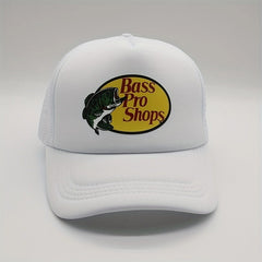 Fish Print Mesh Trucker Hat Unisex Casual Baseball Cap Sunscreen Dad Hats