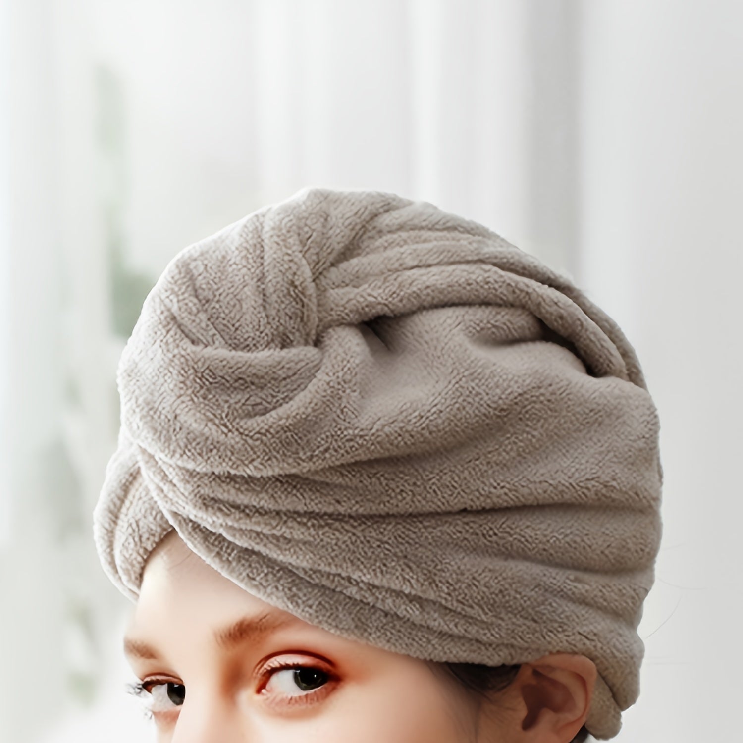 Multicolor Hair Drying Cap Towel Bag Bath Cap