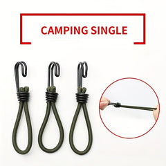Elastic Rope Buckle Ceiling Pull Rope Ground Nail Fixed Perfect Tent Binding