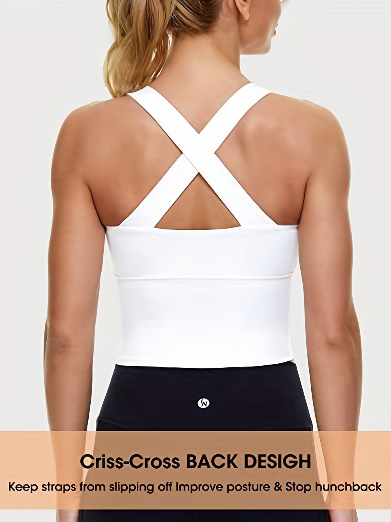 Zip Front Sports Bra Longline Fitness Crop Top Gym Yoga Workout Shirt