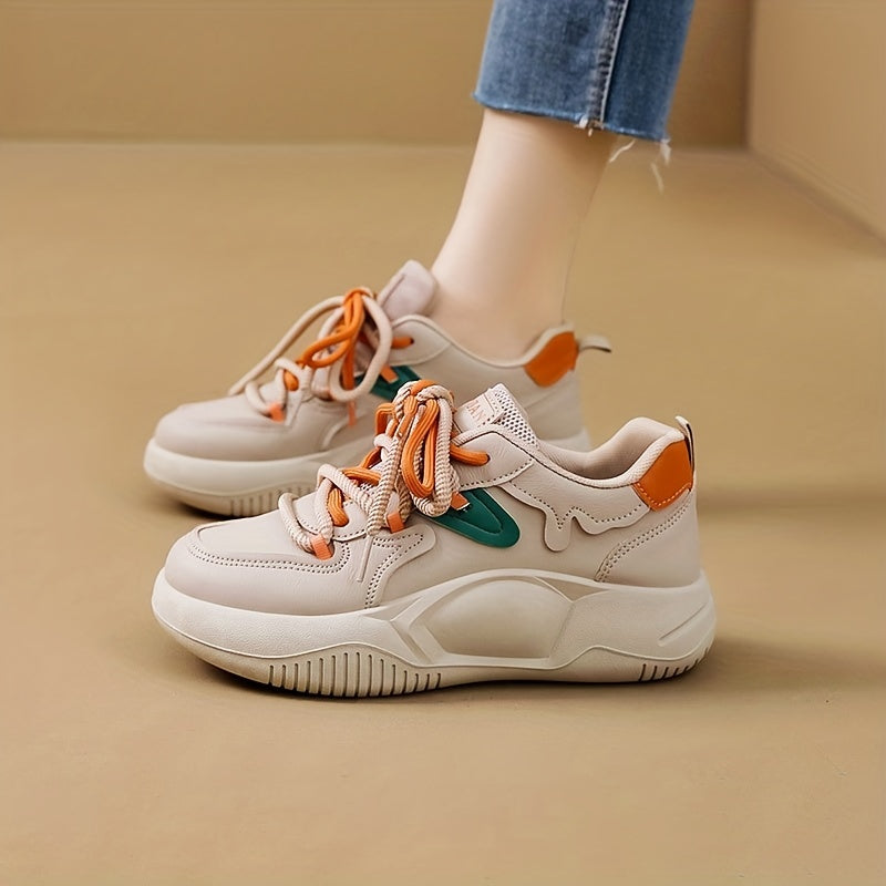 Women's Chunky Sneakers Lightweight Thick Bottom Sport Shoes