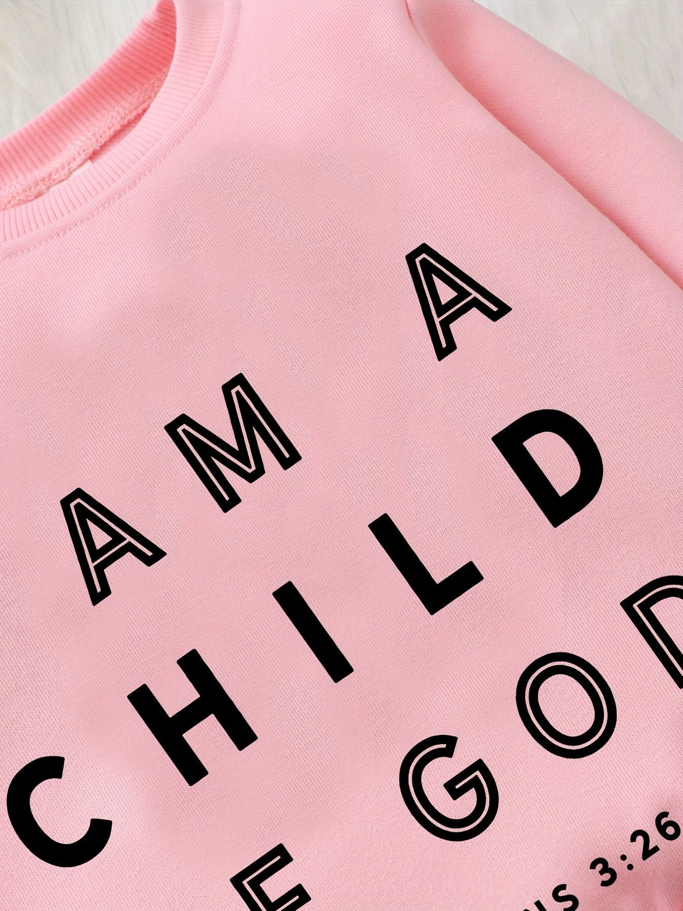 Kids Sweatshirt ''Child Of God'' Long Sleeve Top Pullover