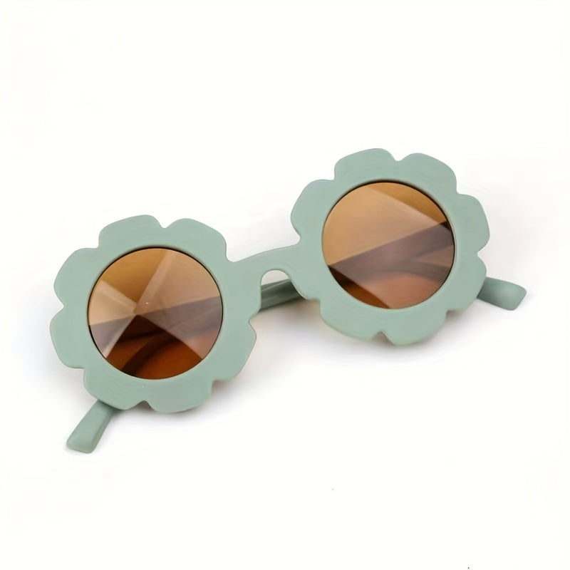 Girls Round Frame Sunglasses For Children