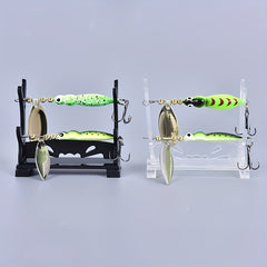 Plastic Bait Display Rack for Fishing Gear Essentials
