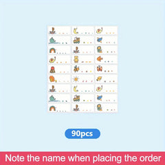Customized Name Stickers - Waterproof, Anti-fouling, Durable