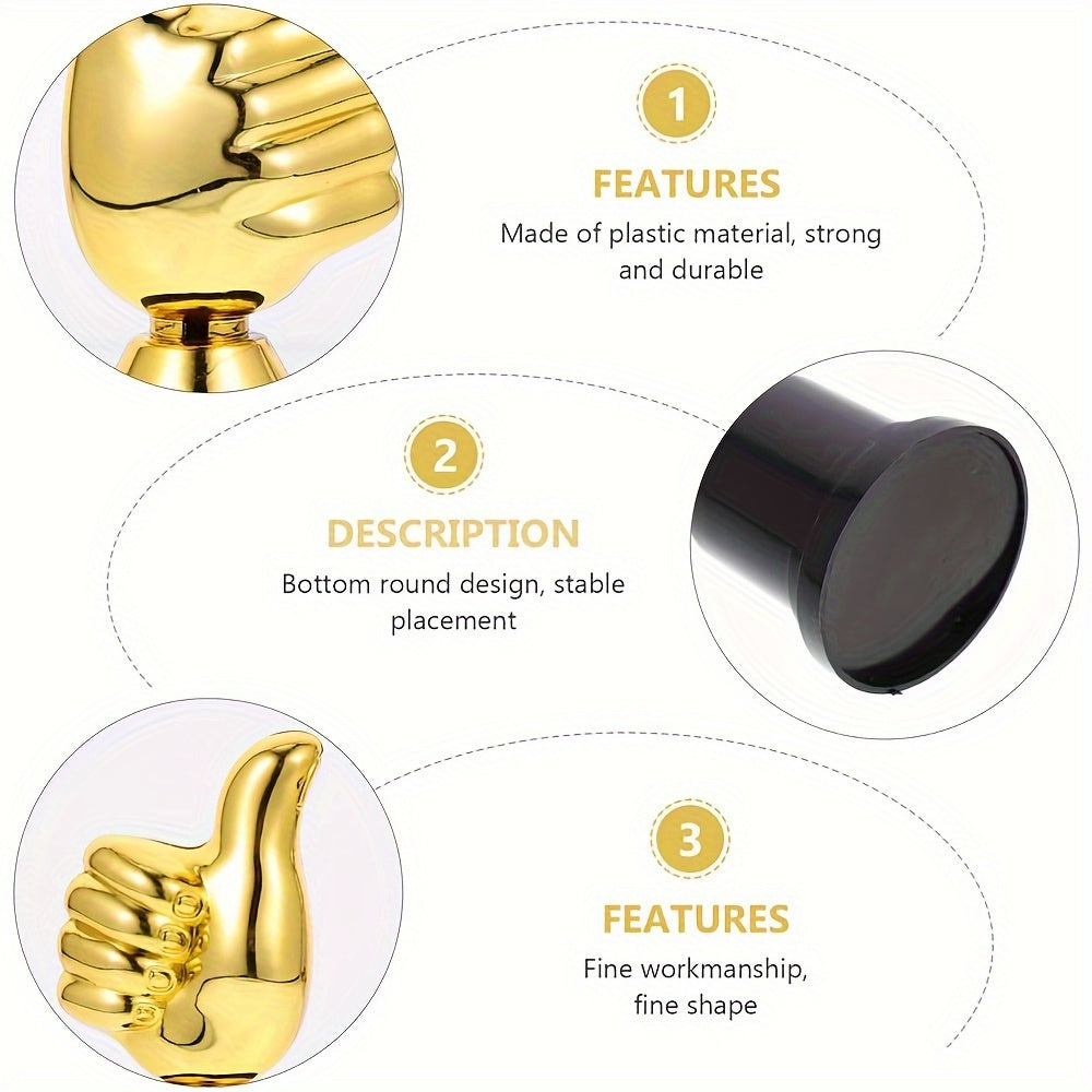 Golden Thumb Trophy Plastic Award Trophies For Sports
