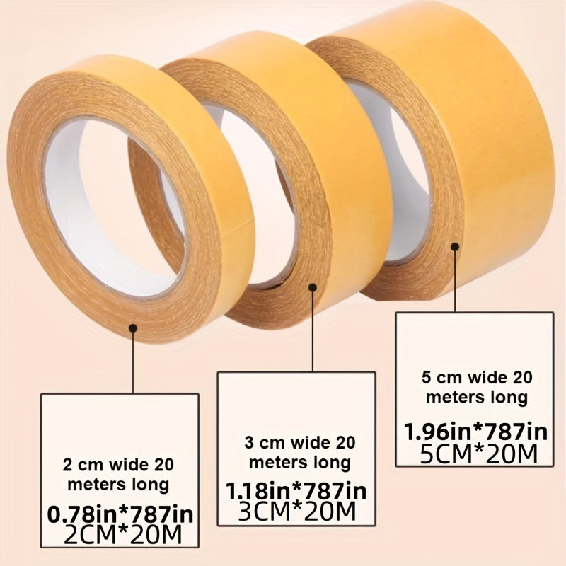 20M Sticky Double Sided Adhesive Tape for Carpet Leather Wall & Floor Fixing