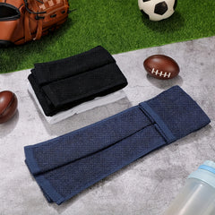 Football Field Towel Microfiber Sports Towel with Hook and Loop Fastener
