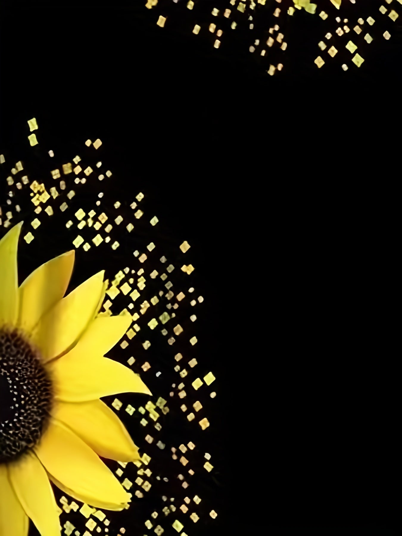 Sunflower Print Maxi Tank Dress