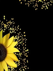 Sunflower Print Maxi Tank Dress