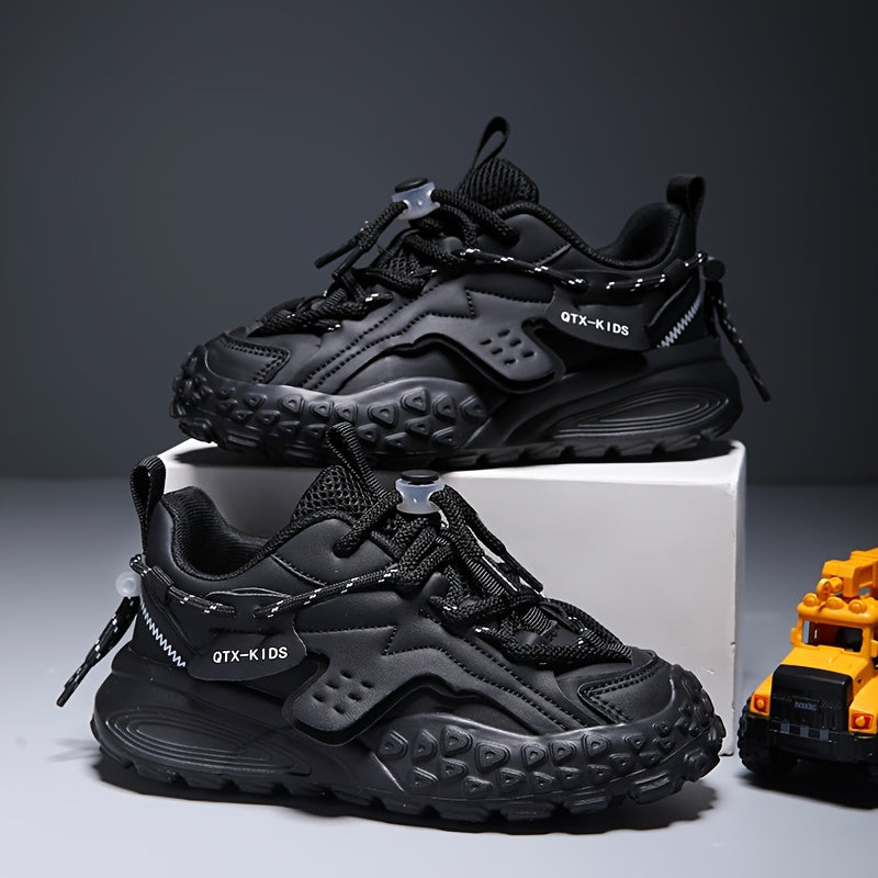 Boy's Chunky Shoes Soft Sole Sneakers For Kids Outdoor Activities