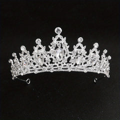 Rhinestone Crown Headband Tiara Hair Accessory Women