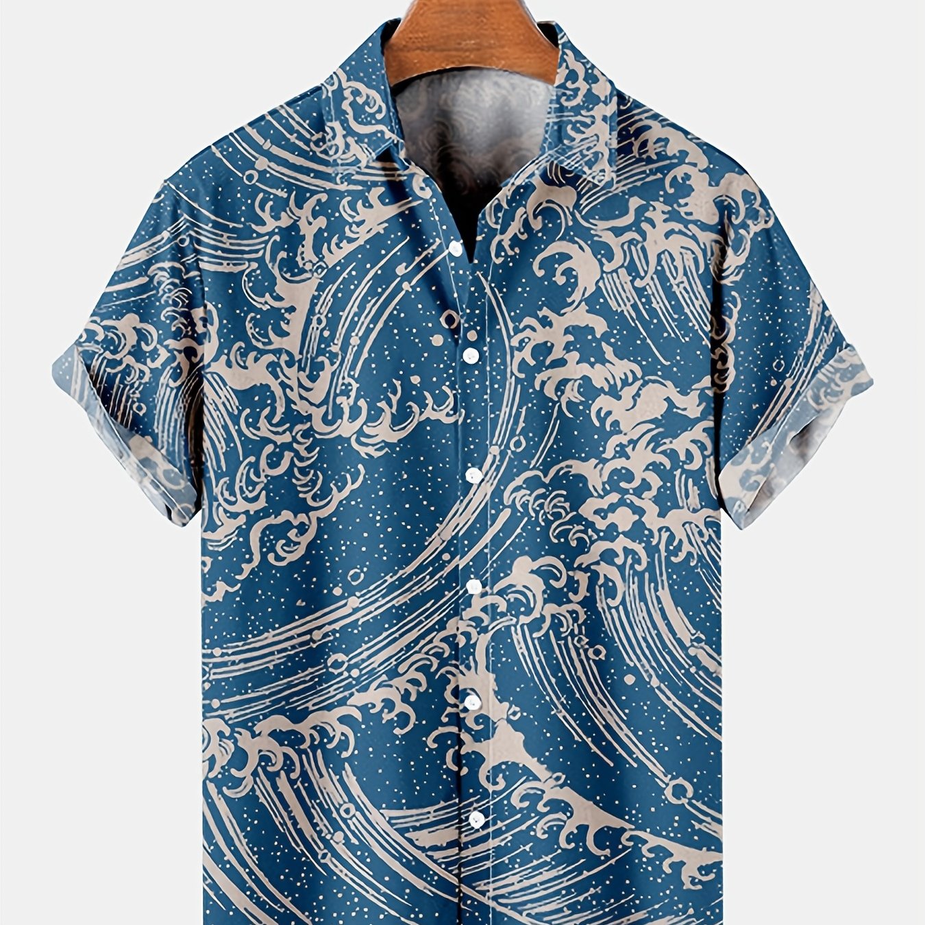 Men's Short Sleeve Button Down Casual Shirts