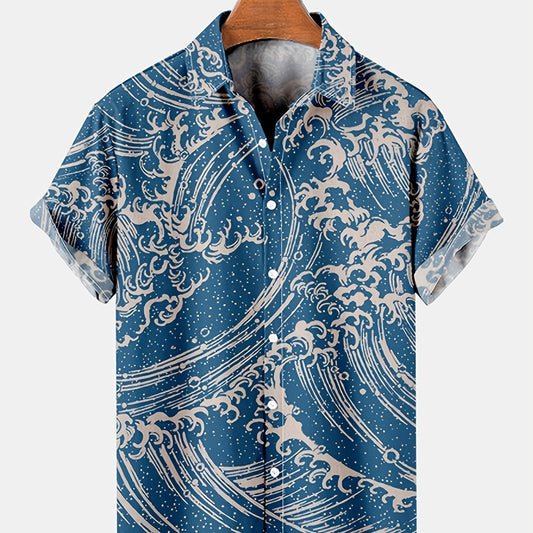 Men's Short Sleeve Button Down Casual Shirts
