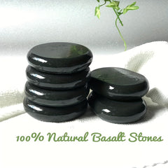 6pcs Large Massage Stones for Home Spa Muscle Relaxation Yoga Healing