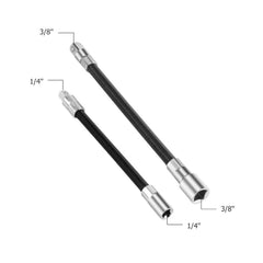 2PCS 2 54 & 7 62 Drive Flexible Socket Extension Rod Adapter
