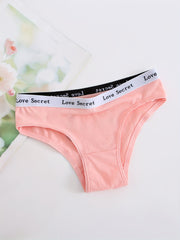 6pcs Cat Pattern Hipster Panties Women's Lingerie