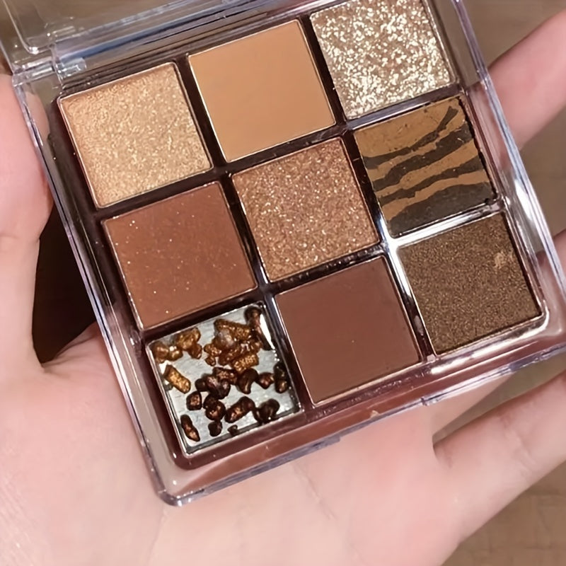 Matte Glitter Pearlescent Eyeshadow Palette
